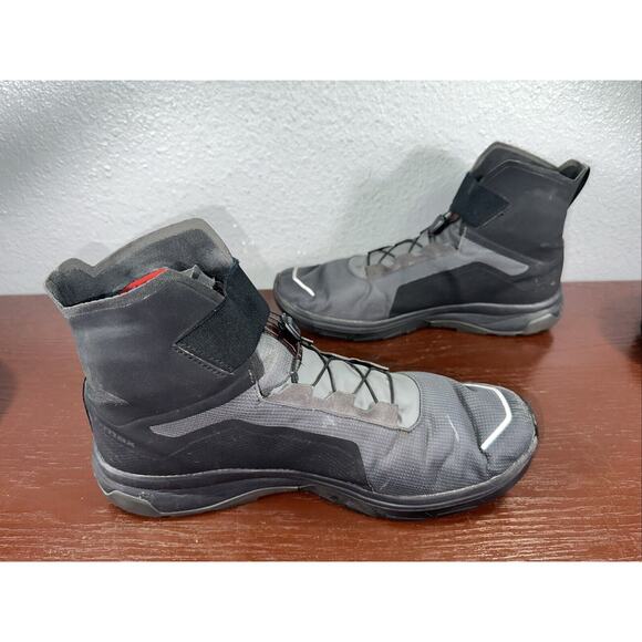 Salomon T Max WR Men\'s Hiking Boots | Black/Grey | Size 13 | 407343 | EUC main image 8